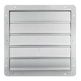 VEVOR 24'' Shutter Exhaust Fan, High-speed 3320 CFM, Aluminum Wall Mount Attic Fan with AC-motor, Ventilation and Cooling for Greenhouses, Garages, Sheds, Shops, FCC