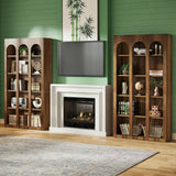 Contemporary Corner Bookshelf - Perfect Space-Optimizing Design for Apartment Living