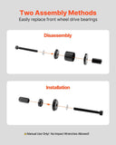 VEVOR Wheel Bearing Press Kit, 23 PCS FWD Bearing Puller Tools, for Front Wheel Drive Bearing Removal and Installation, Wheel Bearing Tool with Sliding Screw, Bushings, Sleeve Plates, Storage Case