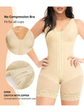 Fajas Colombianas Full Body Shaper with Zipper – Tummy Control & Butt Lift