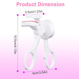 Heated Eyelash Curler Electric USB Rechargeable Eyelash Curler Anti-Burn Compact with Comb Heat up Fast Within 8S for All Eye Shapes for Women Make Up Gift Travel Valentine Mother Day
