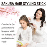 Wiieey Cherry Blossom Hair Stick Perm and Curl Hair Styling Moisturizing hair smoothing treatment to smooth frizz