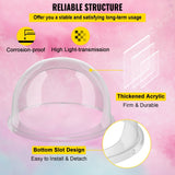 VEVOR 20.5" Diameter Candy Floss Cover for Candy Floss Maker Machine 52cm Dome Shield Cover of Commercial Candyfloss Machine Dome Cover Shield Cover (Cover Only)