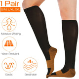 Unisex Copper Compression Socks for Support & Recovery