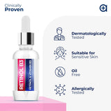 Resurfacing Retinol Serum for Face with Vitamin B3 Pure Retinol Face Serum for Anti Aging Wrinkles Fine Lines Acne Scar and Sun Spots for a Radiant Complexion Boost Collagen and Hydrates