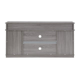 TV Stand Sliding Barn Door Modern&Farmhouse Wood Entertainment Center, Storage Cabinet Table Living Room with Adjustable Shelves for TVs Up to 65",Grey