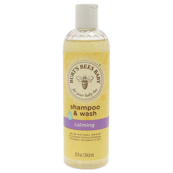 Baby Shampoo and Wash Calming by Burts Bees for Kids - 12 oz Shampoo and Body Wash