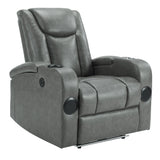 Recliner Sofa with Power Recline, Adjustable Split Back, USB Charging, Bluetooth Speakers & LED LightingRecliner Sofa with Power Recline, Adjustable Split Back, USB Charging, Bluetooth Speakers & LED