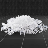 VEVOR Tile Leveling System Clips, 2200-Piece DIY Tile Leveler Spacers, 1/16"(1.5 mm) Tile Leveler Clips, Tile Leveling System Tile Installation Tools for Professional Ceramic Tile, Stone Installation