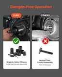 VEVOR Wheel Bearing Press Kit, 23 PCS FWD Bearing Puller Tools, for Front Wheel Drive Bearing Removal and Installation, Wheel Bearing Tool with Sliding Screw, Bushings, Sleeve Plates, Storage Case