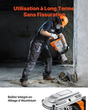 VEVOR Demolition Jack Hammer, 3500W Jack Hammer Concrete Breaker, 1900 BPM Heavy Duty Electric Jack Hammer, 2pcs Chisel with Gloves & 360 Celsius Swiveling Front Handle
