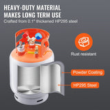 VEVOR Refrigerant Recovery Tank with Float Switch - 30 lb. Capacity ac Recovery Tank with 1/4 to 1/2 Adaptor, Reusable Recovery Tank HVAC for All Refrigerant, Prevent Overflow with Trace Amount of N2