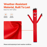 VEVOR Inflatable Tube Man Attachment, 20-Feet Tall, Wacky Wavy Wind Flying Dancing Tube Guy, Arm Flailing Sky Air Puppet, 18'' for Outdoor Advertising Business Store (Blower Not Included)