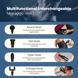 Fascia gun Household portable muscle relaxer USB rechargeable small massager Mini fascia gun(Random color)