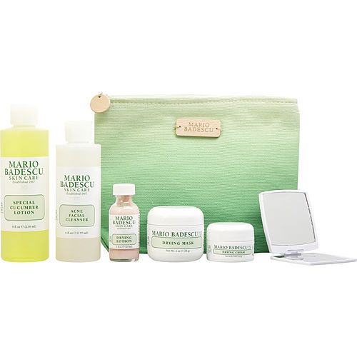 Mario Badescu by Mario Badescu Acne Control Set: Cleanser 177ml + Lotion 236ml + Mask 56g + Drying Lotion 29ml + Drying Cream 14g --5pcs
