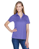 CrownLux Performance™ Ladies' Plaited Polo - GRAPHITE - XS