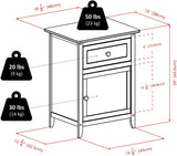Winsome Wood Halifax Storage/Organization; White