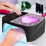 LimeGirl Cordless Nail Dryer for Gel Polish, UV LED Nail Lamp with Fast Curing UV Light & 4 Timer Settings, Portable Rechargeable Gel Lamp Nail Art Tool for Manicure Pedicure at Home & Salon