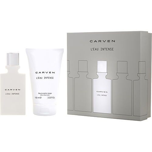 CARVEN L'EAU INTENSE by Carven EDT SPRAY 1.7 OZ & AFTER SHAVE BALM 3.3 OZ