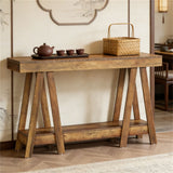 Sofa side table, entrance table, two-level storage, corridor table, entrance table