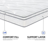 Full Size Mattress,12 Inch Hybrid Mattress in a Box with Gel Memory Foam,Individually Wrapped Pocket Coils Innerspring for Breathable and Durable Support, Made in USA, CertiPUR-US Certified