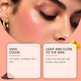 Eelhope Butter Moisturizing Blush Nude Makeup Brightening And Expanding Color Long Lasting Matte Rouge Makeup