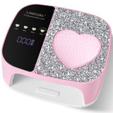 LimeGirl Cordless Nail Dryer for Gel Polish, UV LED Nail Lamp with Fast Curing UV Light & 4 Timer Settings, Portable Rechargeable Gel Lamp Nail Art Tool for Manicure Pedicure at Home & Salon