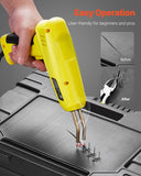 VEVOR Plastic Welding Kit, 220W Plastic Welder Gun with 800PCS Hot Staples & 56PCS Welding Rods, Professional Hot Staple Welding Gun with LED Light, Carrying Case for Kayak, Toys, Car Bumper Repair