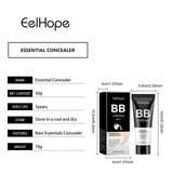 Eelhope(wheat colour) Concealer Bb Cream Series Oil Control Lightweight Concealer Brightening Skin Daily Lazy Skin Bb Cream