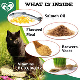 Flea and Tick Prevention Chewable Pills for Cats Revolution Oral Flea Treatment for Pets Pest Control & Natural Defense Chewables Small Tablets Salmon Fish Taste