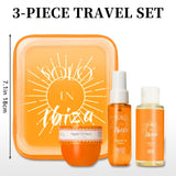 3pcs Set SOLO EN Body&Hair Fragrance Mist Perfume&Bubble Bath&Body Butter Travel Box for Men And Women, 4 Different Flavor Gift Box, Dating, Long-lasting Scent
