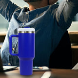40oz V2 large capacity tumbler,  With Handle And Straw Lid, Insulated Reusable Stainless Steel Water Bottles Travel Mug Coffee Cup car cup water cup For Men Women Outdoor Camping Driving, gift