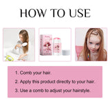 Wiieey Cherry Blossom Hair Stick Perm and Curl Hair Styling Moisturizing hair smoothing treatment to smooth frizz