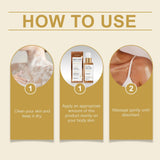 OceAura Bronzer Body Shimmer Oil Shimmer Bronzer Liquid Rose Gold High Gloss Oil Waterproof Moisturizing Massage