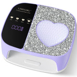 LimeGirl Cordless Nail Dryer for Gel Polish, UV LED Nail Lamp with Fast Curing UV Light & 4 Timer Settings, Portable Rechargeable Gel Lamp Nail Art Tool for Manicure Pedicure at Home & Salon