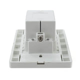 Dual Plug Electric Wall Socket Adapter 2 Usb Port Outlet Panel Switch