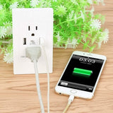 Dual Plug Electric Wall Socket Adapter 2 Usb Port Outlet Panel Switch
