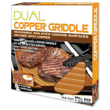 Dual-Sided Copper Griddle and Grill Pan