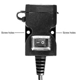 Dual USB Port 9-24V Waterproof Motorbike Motorcycle Handlebar Charger Adapter
