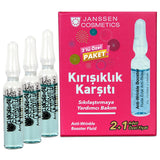 Janssen Cosmetics Anti-Wrinkle Eye Serum Ampoules - Anti-Aging Skincare with Peptide Complex & Hyaluronic Acid