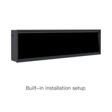 Dynasty Allegro 58-Inch Smart Linear Electric Fireplace With Heater Timer Settings [DY-BFM58] (SAK23948)