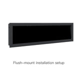 Dynasty Allegro 58-Inch Smart Linear Electric Fireplace With Heater Timer Settings [DY-BFM58] (SAK23948)