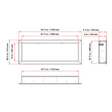 Dynasty Cascade 52" Recessed Smart Linear Electric Fireplace With Dynasty App [DY-BTX52] (SAK73485)