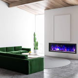 Dynasty Cascade 52" Recessed Smart Linear Electric Fireplace With Dynasty App [DY-BTX52] (SAK73485)