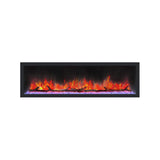 Dynasty Cascade 64-Inch Smart Linear Electric Fireplace With Front Facing Heater [DY-BTX64] (SAK15932)