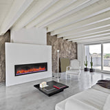 Dynasty Cascade 64-Inch Smart Linear Electric Fireplace With Front Facing Heater [DY-BTX64] (SAK15932)