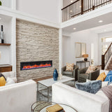 Dynasty Cascade 74-Inch Smart Linear Electric Fireplace [DY-BTX74] (SAK61984)