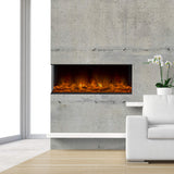 Dynasty Melody 40-Inch Multi-Sided Smart Electric Fireplace With Remote Control [DY-BTS40] (SAK48210)