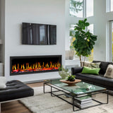 Dynasty Tempo 76" Virtual Linear Electric Fireplace [DY-FVX76] (SAK84710)