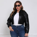 Women's Long-sleeved Single-breasted Short Jacket European And American